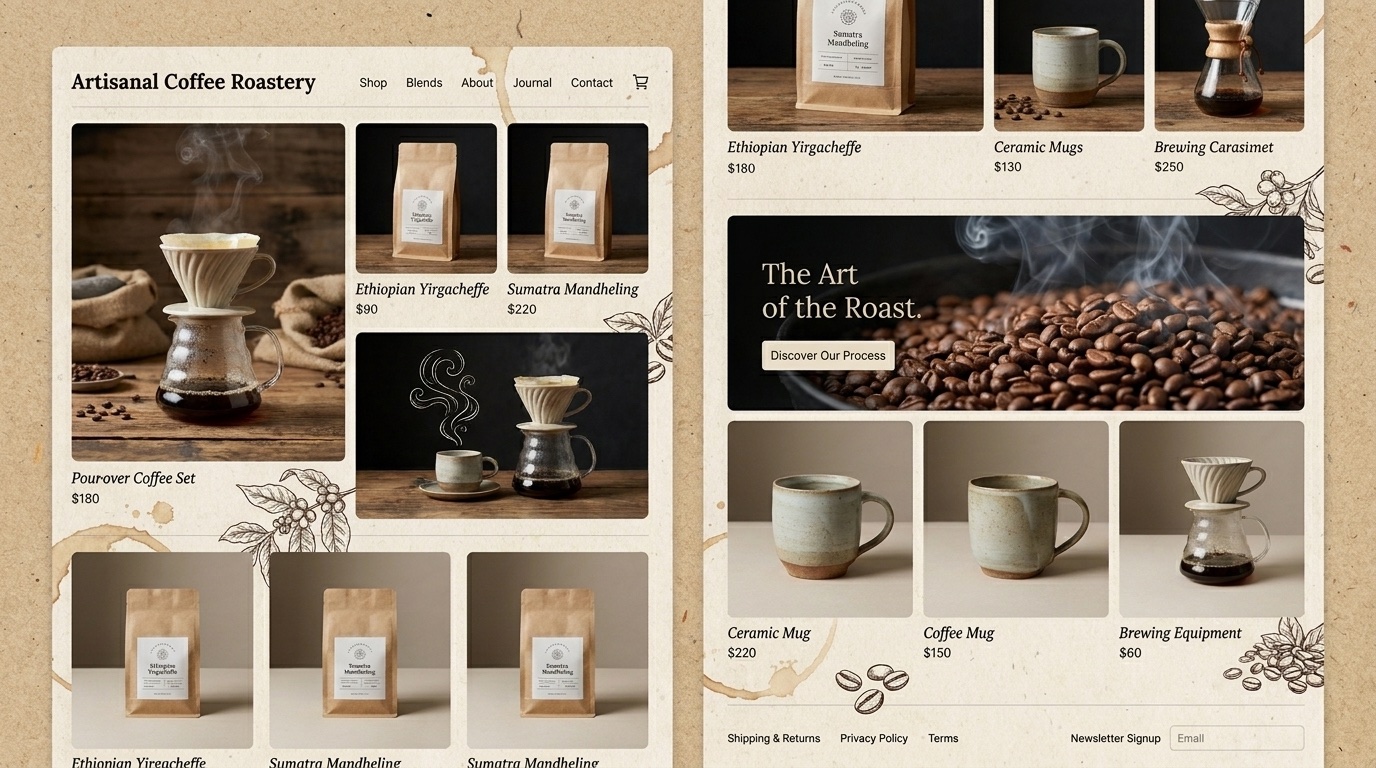 Kaffeerösterei-Shop